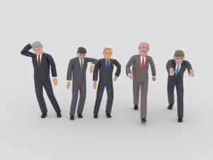 lowpoly politicians 02 Modelo 3D
