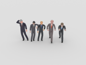 lowpoly politicians 02 3D Model