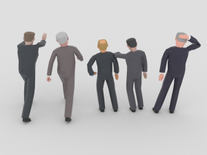 lowpoly politicians 02 3D Model