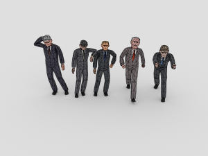 lowpoly politicians 02 3D Model