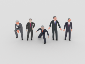 lowpoly politicians 03 3D Model