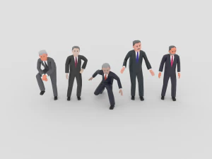 малополітичні політики 03 3D Модель