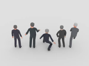 lowpoly politicians 03 3D Model