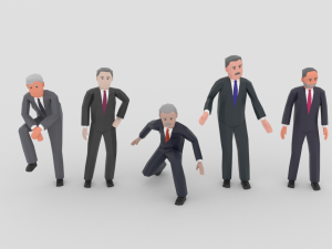 lowpoly politicians 03 3D-Modell