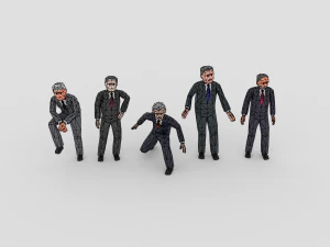 lowpoly politicians 03 3D Model