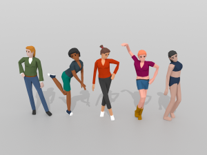 female pack 01 3D मॉडल