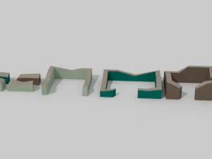 street pack 3D Model