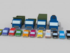 street pack 3D-Modell