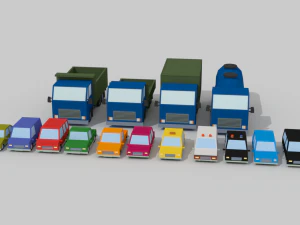 street pack 3D Model