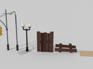 street pack 3D-Modell