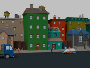 street pack 3D-Modell