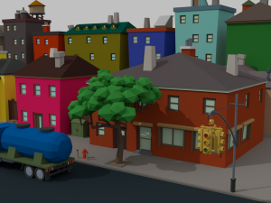 street pack 3D-Modell