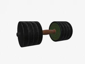 haltere velho Modelo 3D