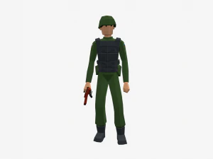 ukraine russia troops 3D Model