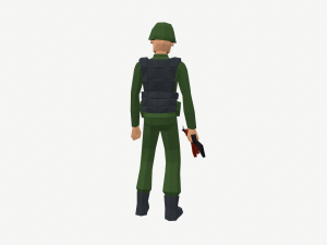 ukraine russia troops 3D 模型