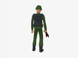 ukraine russia troops 3D Model
