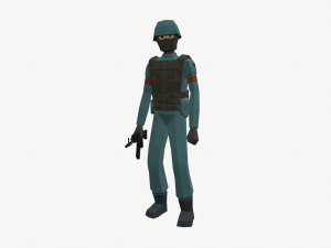 ukraine russia troops 3D 模型