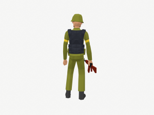 ukraine russia troops 3D 模型