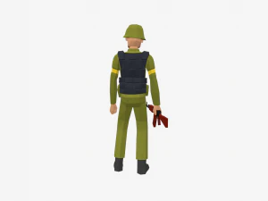 ukraine russia troops 3D Model