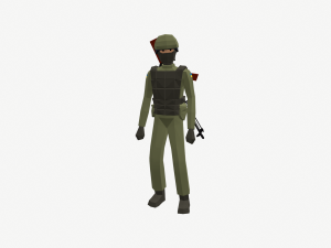 ukraine russia troops 3D 模型