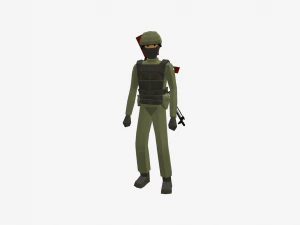 ukraine russia troops 3D Model