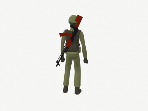 ukraine russia troops 3D 模型