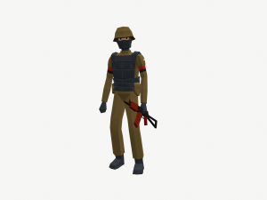 ukraine russia troops 3D 模型