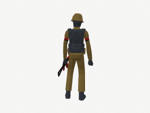 ukraine russia troops 3D 模型