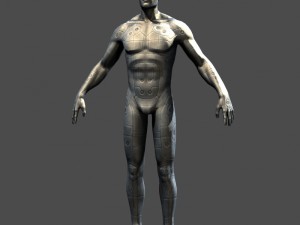 cyborg Model 3D