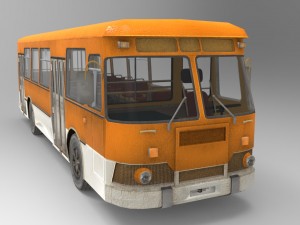 liaz 677 3D 모델