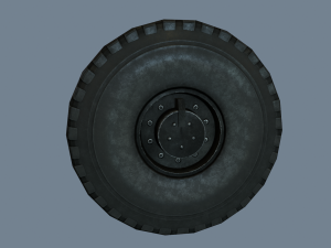 wheel truck kamaz-6560 Modèle 3D