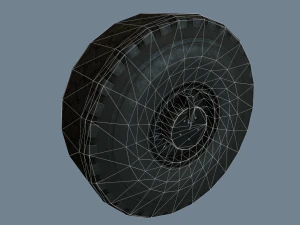 wheel truck kamaz-6560 3D Model
