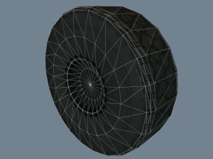 wheel truck kamaz-6560 3D Model