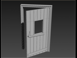 wooden door 3D Model