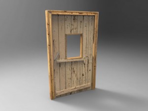 wooden door 3D Model