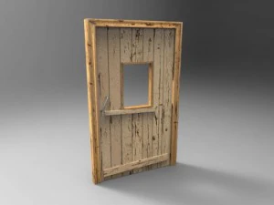 wooden door 3D Model
