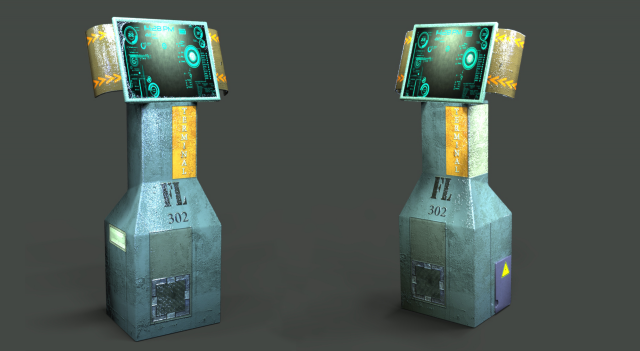 terminal 3Dモデル .c4d .max .obj .3ds .fbx .stl .blend 