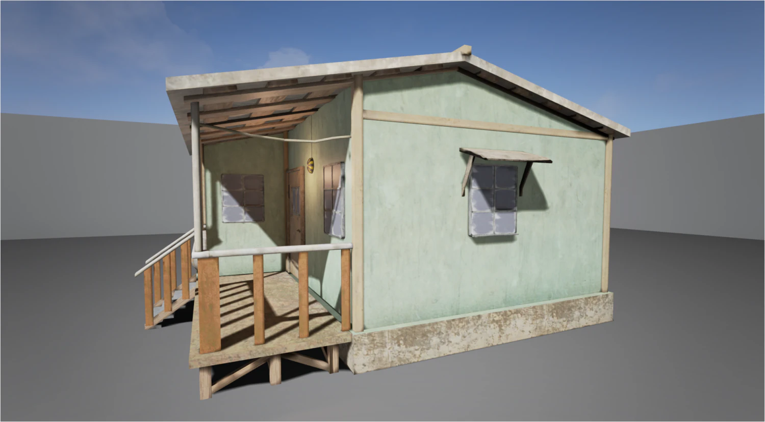farm house 3D Model .c4d .max .obj .3ds .fbx .stl .blend 