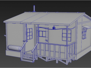 farm house 3D मॉडल