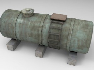oil tank Modèle 3D