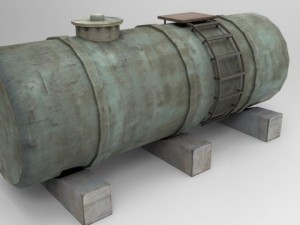oil tank 3D Модель