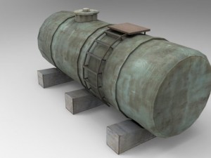 oil tank 3D Модель