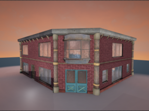 corner house Modèle 3D