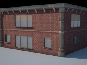 corner house Model 3D