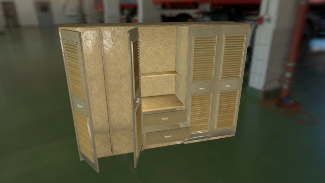 cabinet 3Dモデル .c4d .max .obj .3ds .fbx .stl .blend