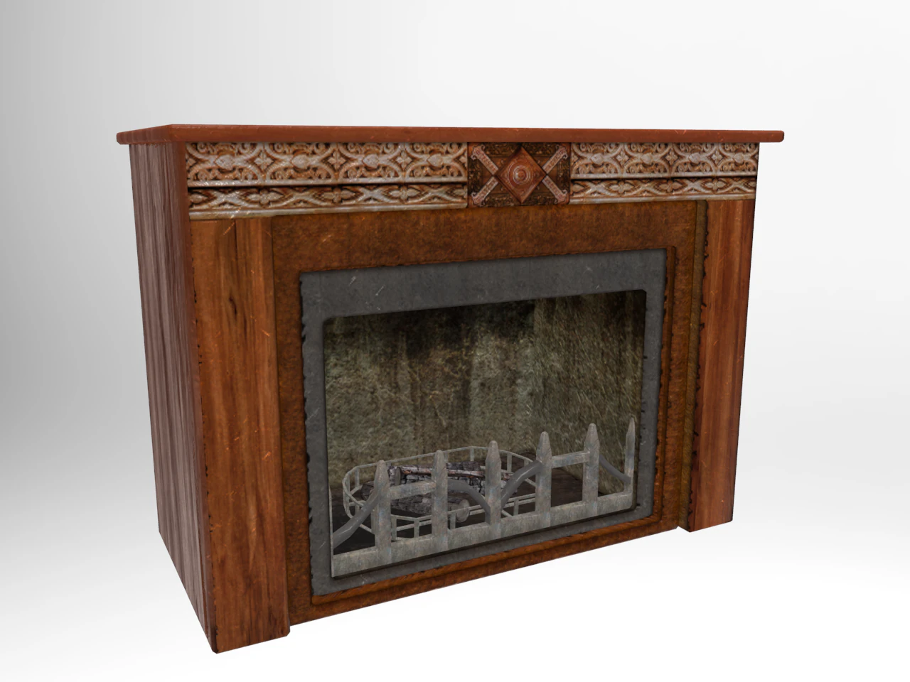 fireplace 3D Model .c4d .max .obj .3ds .fbx .stl .blend 