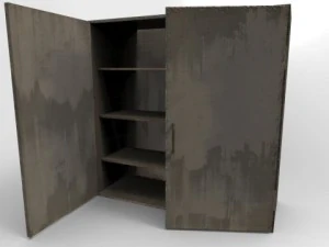 armadio in metallo Modello 3D