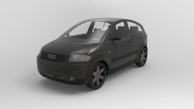 audi a2 3D Modell .c4d .max .obj .3ds .fbx .stl .blend 