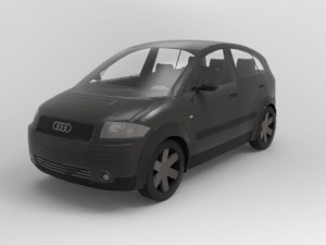 audi a2 Modèle 3D