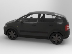 audi a2 Modèle 3D